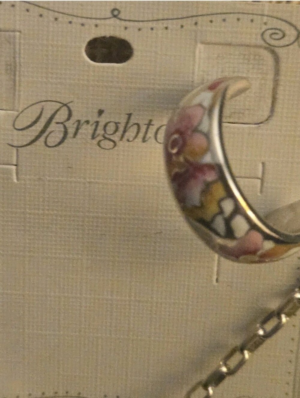 Brighton Kyoto In Bloom Sakura Floral Enamel Necklace Earrings Set NWT - Picture 6 of 11